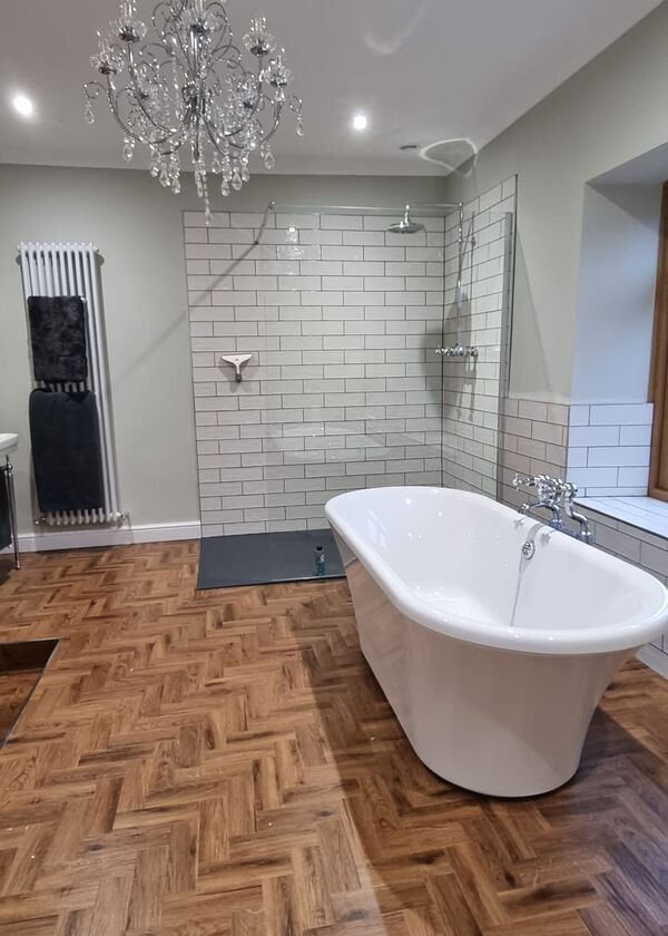 After photos - Elegant bathroom redesign
