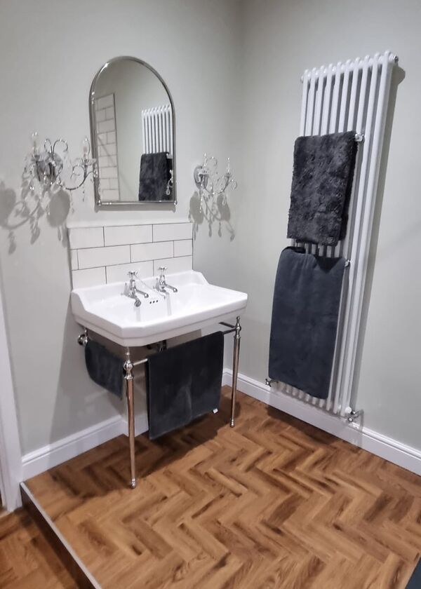 After photo - Refined sink install, elegant and timeless